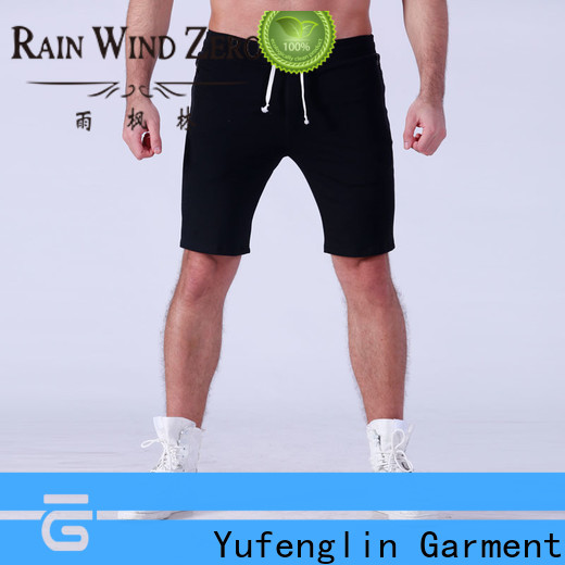 Yufengling blank sports shorts for men supplier