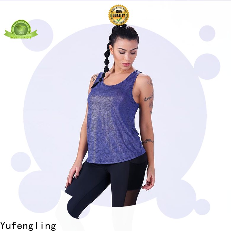 Yufengling  alluring women tank top yoga wear exercise room