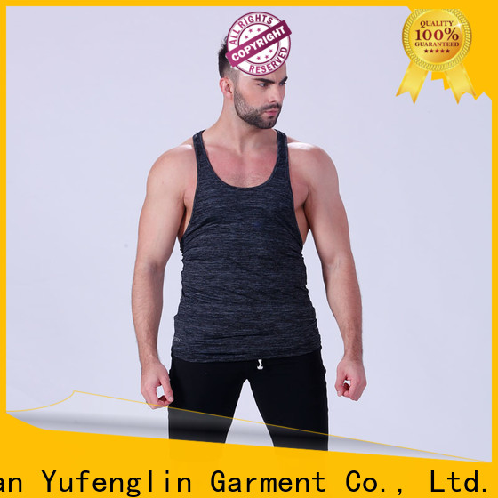 Yufengling oem male tank tops tranning-wear yoga room