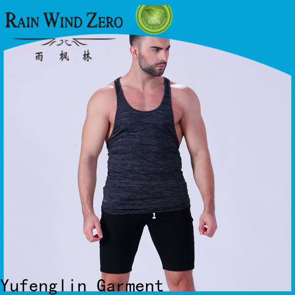 Yufengling  alluring mens workout tanks casual-style in gym