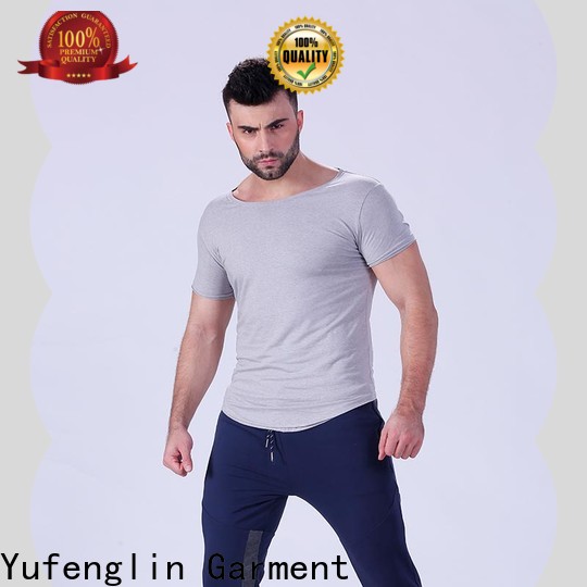 Yufengling yfltsm01 plain t shirts for men  manufacturer fitness centre