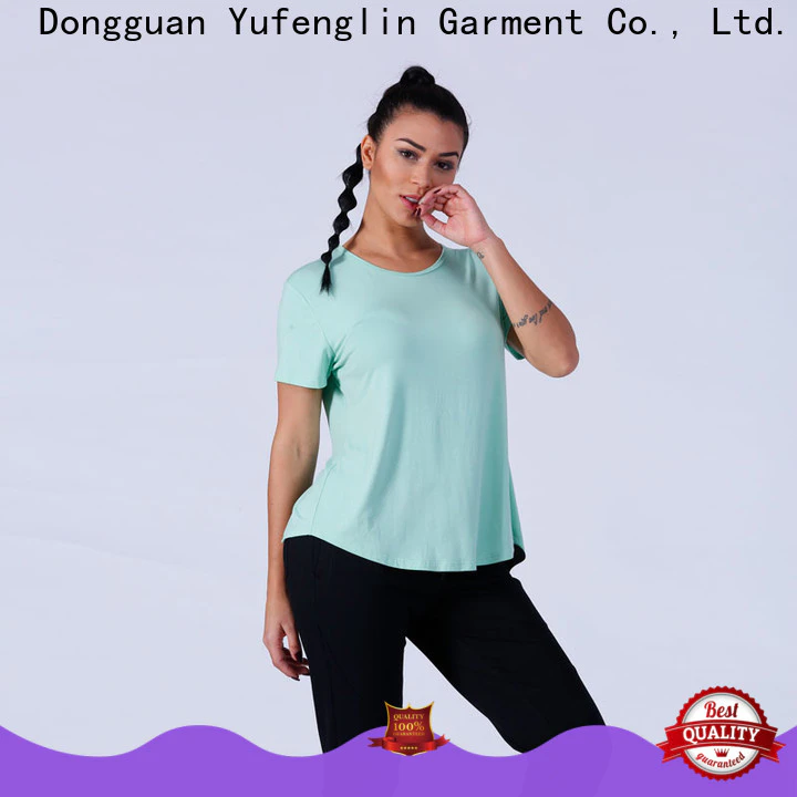 Yufengling exquisite ladies t shirt manufacturer for training house