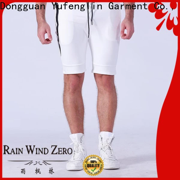 Yufengling cotton mens workout shorts  manufacturer in gym