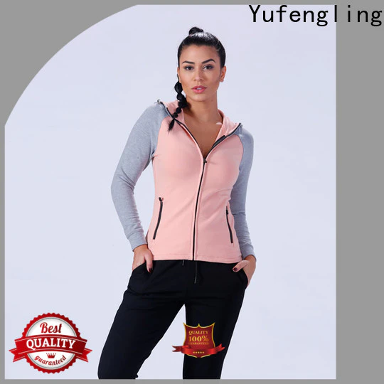 Yufengling top ladies hoodies sports-wear for training house