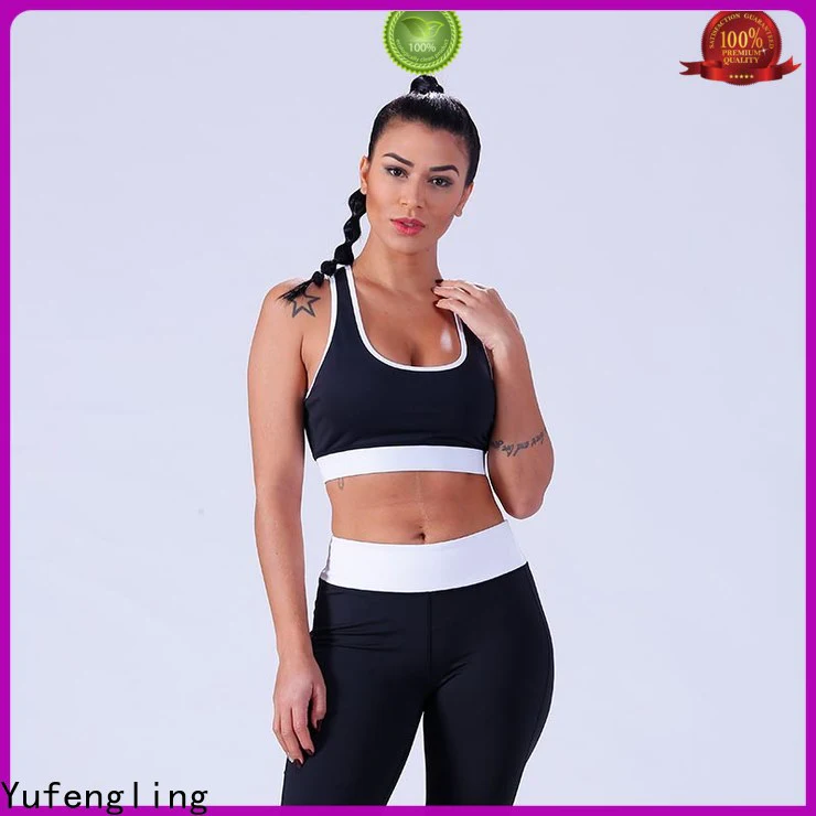 Yufengling yflsbw01 custom sports bra wholesale for trainning