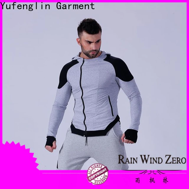  alluring mens hoodie zip tranning-wear in gym