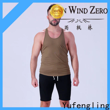 Yufengling hot-sale mens workout tanks sports-wear fitness centre