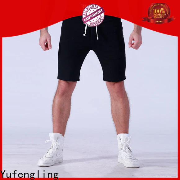 Yufengling running mens workout shorts o-neck in gym