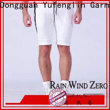 Yufengling quality mens workout shorts in different color yoga room
