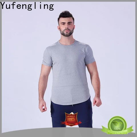 Yufengling hot-sale workout t shirts mens supplier for training house
