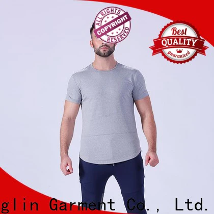 durable workout t shirts mens style in different color gymnasium