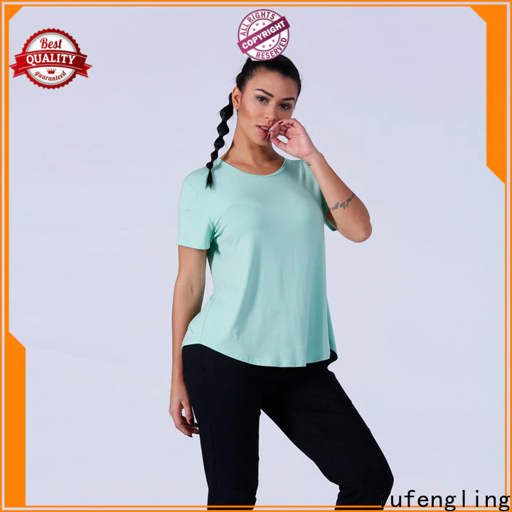 Yufengling casual t shirts for women wholesale for training house