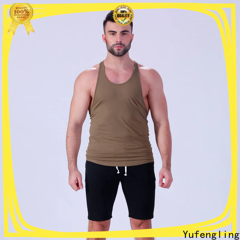 Yufengling exquisite mens muscle tank tranning-wear gymnasium