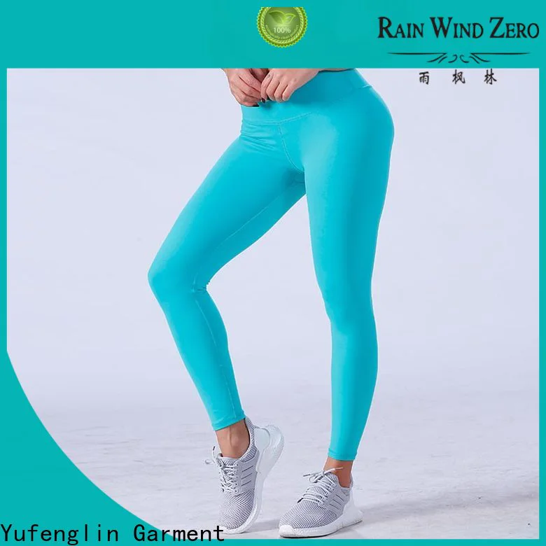 Yufengling fitness high waist leggings pati-color