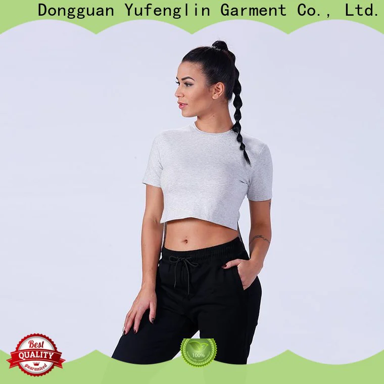Yufengling  alluring gym t shirts for ladies manufacturer suitable style