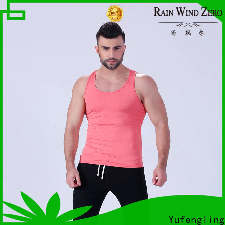 Yufengling lovely gym tank tops mens casual-style for trainning