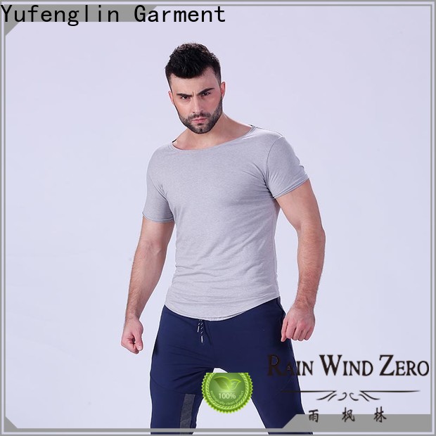 Yufengling fine- quality plain t shirts for men owner fitness centre