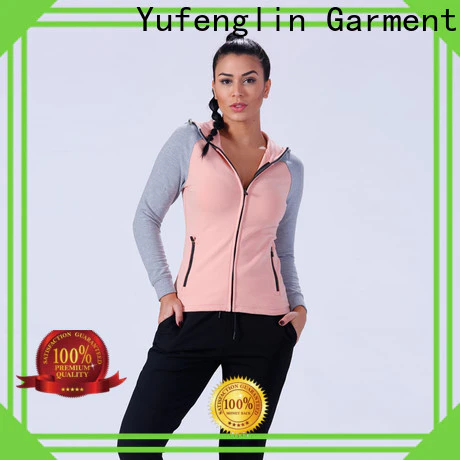 Yufengling popular ladies hoodies sports-wear for trainning