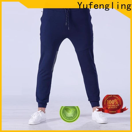 Yufengling slim men's grey jogger pants exercise room