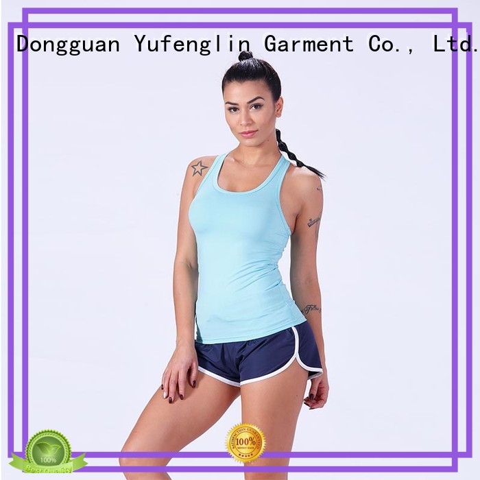Yufengling dry female tank top for-running colorful