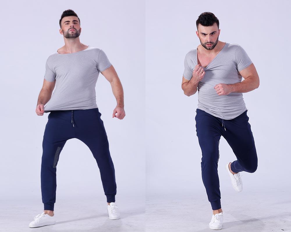 newly plain t shirts for men style in different color for training house-1