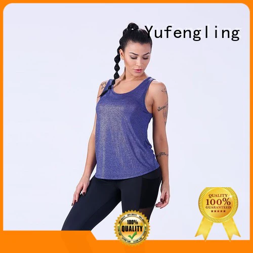 top female tank top for-running for training house Yufengling