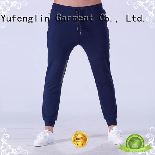 fine- quality men's grey jogger pants fitness sporting-style fitness centre