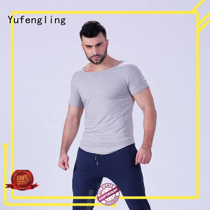 Yufengling clothing t shirt for men  manufacturer in gym