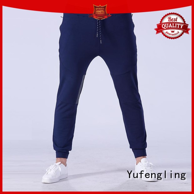 Yufengling new men's grey jogger pants simple designs
