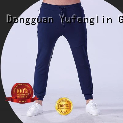 Yufengling fine- quality men's grey jogger pants for-running yoga room
