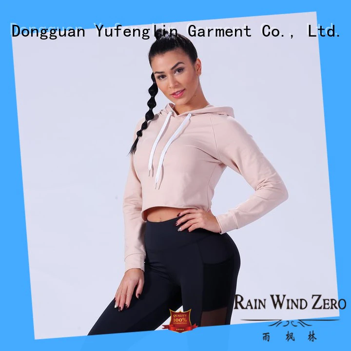 Yufengling zip ladies hoodies wholesale for trainning