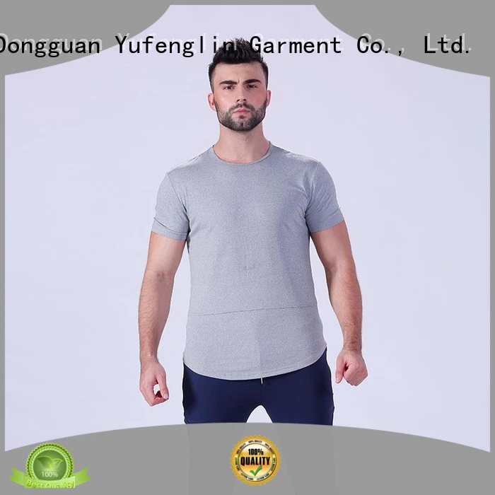 clothing mens t shirt supplier in gym Yufengling