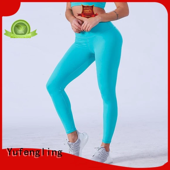 Yufengling women seamless leggings pati-color