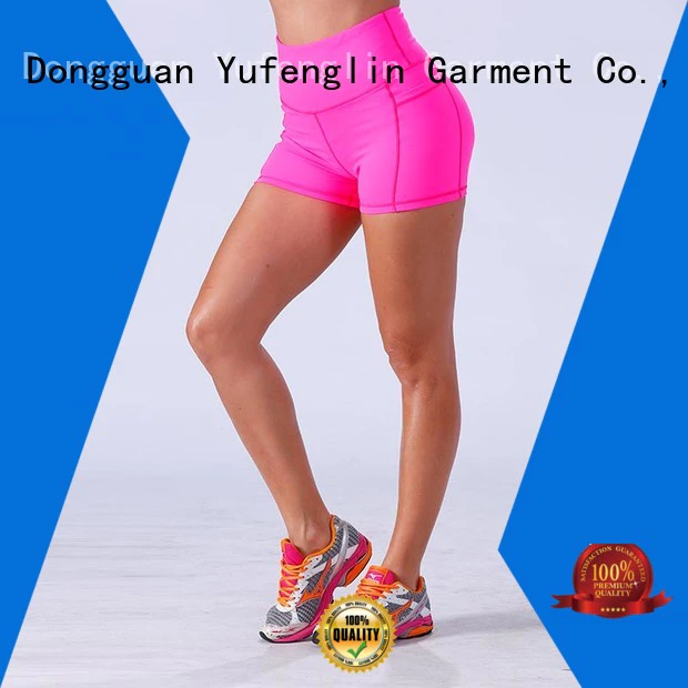 magnificent girls gym shorts in different color for training house Yufengling