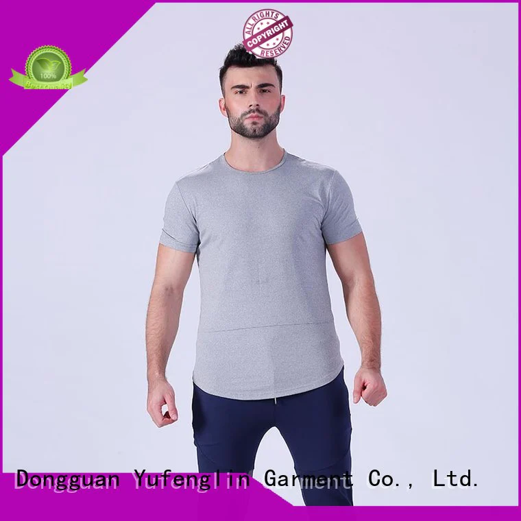 reliable best t shirts for men gym supplier for training house