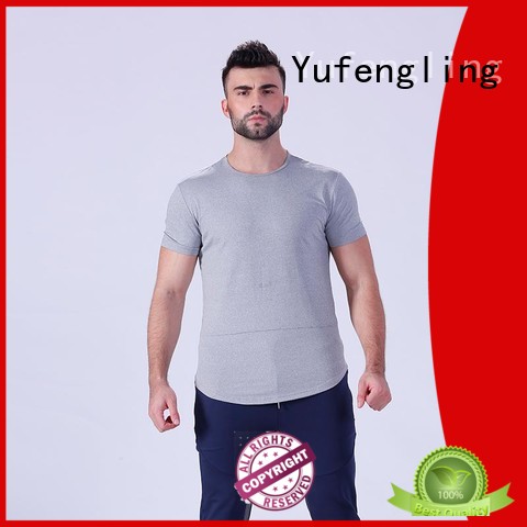tee gym t shirt muscle yoga room Yufengling