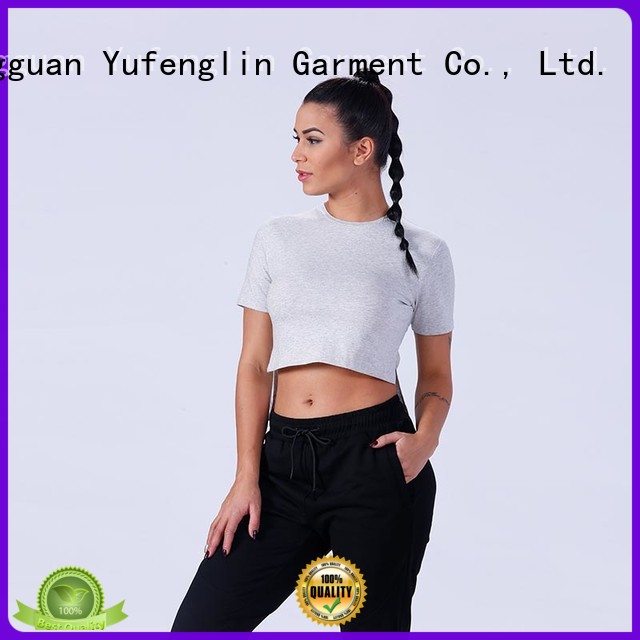 Yufengling comfortable customize t shirts fitting-style exercise room