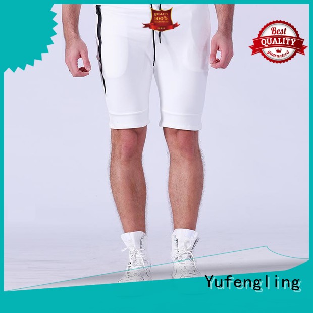 sport gym shorts men o-neck in gym Yufengling