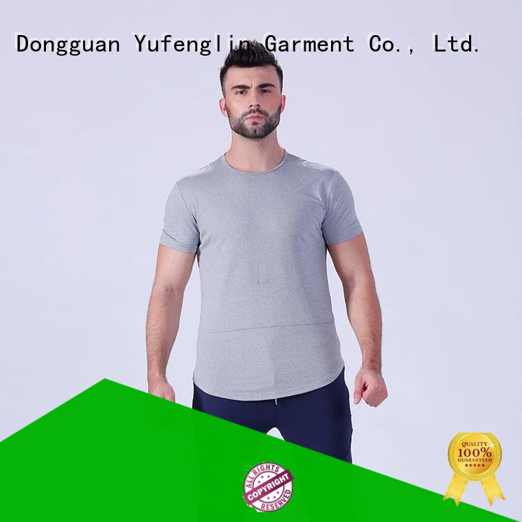 Yufengling new plain t shirts for men supplier yoga room