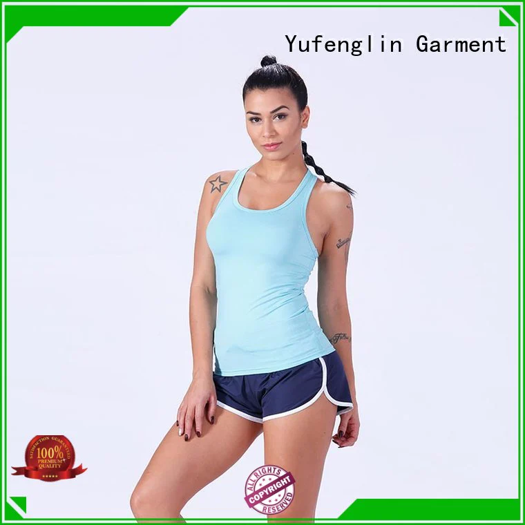 sport ladies tank tops pati-color yogawear